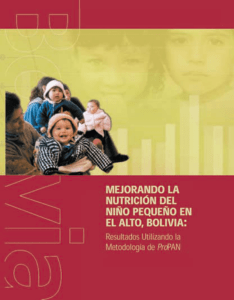Libro Nutrición - Organización Panamericana de la Salud. Bolivia