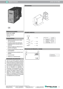 1 Detector de bucle LC10 1 D 115 VAC