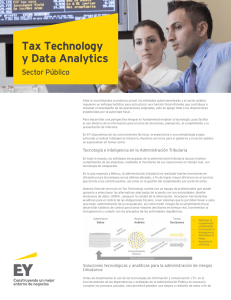 Tax Technology y Data Analytics, sector público