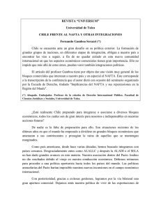 CHILE FRENTE AL NAFTA Y OTRAS INTEGRACIONES