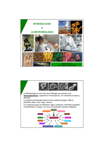 Introducción a la Microbiología Lic en Biotecnologia2016