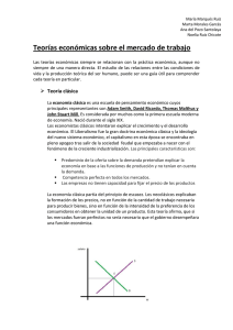 Teorías económicas sobre el mercado de trabajo