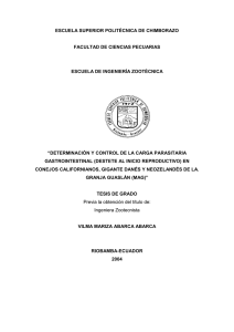 determinación - DSpace ESPOCH. - Escuela Superior Politécnica