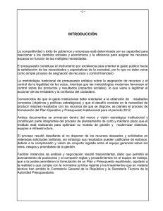 Plan Operativo Institucional 2012