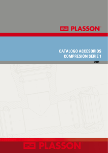 Catalogo accesorios de compresion Serie1 PLASSON