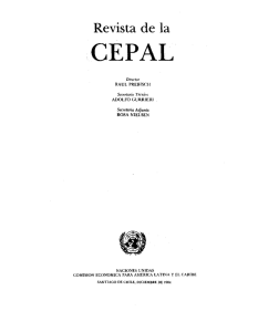 Revista de la - Repositorio CEPAL