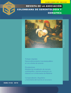 Vol. 21 / No. 2 / Abril - Asociación Colombiana de Gerontología y
