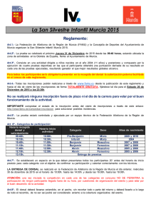 Reglamento - Federación de Atletismo de la Región de Murcia