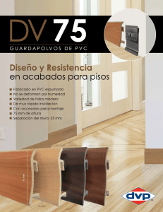 DV 75 Guardapolvos de PVC