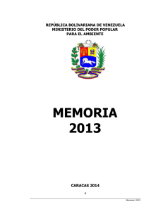 Memoria - Transparencia Venezuela