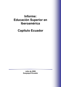 informe: educación superior en iberoamérica