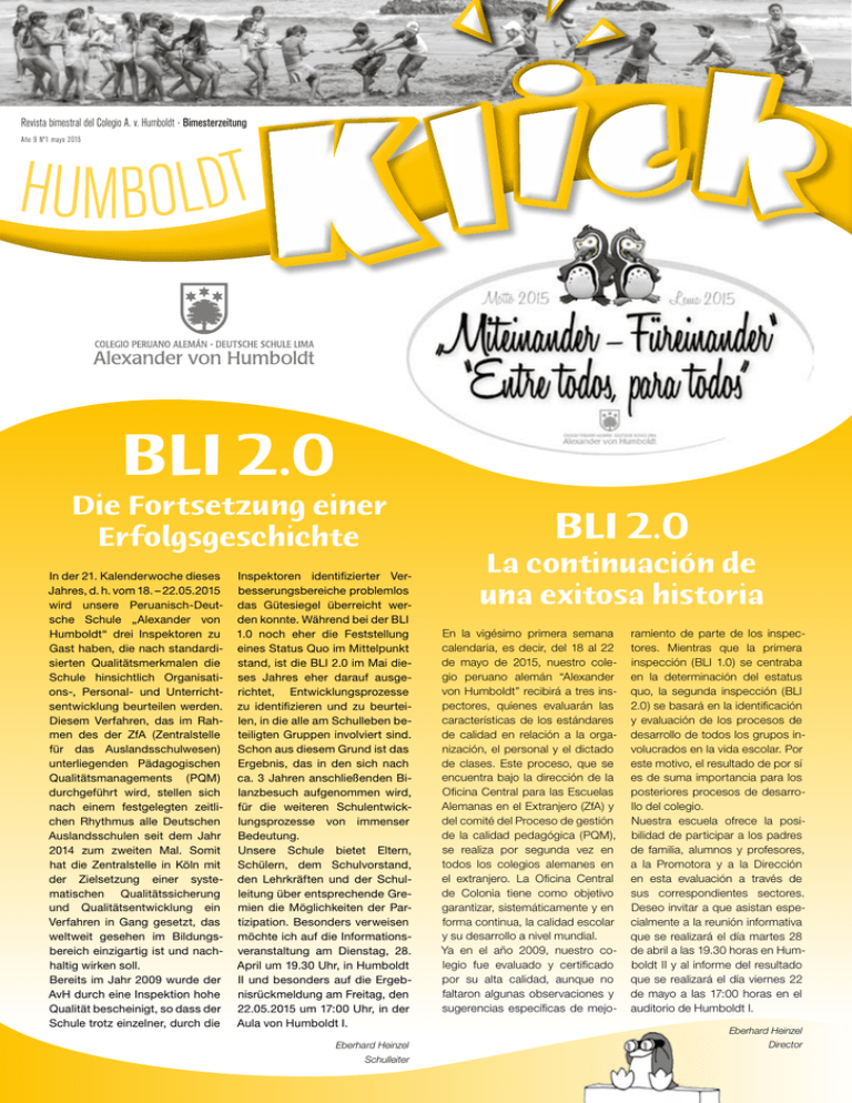 BLI 2 0 Colegio Peruano Alem n