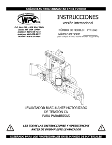 Spanish PT410AC Instructions - Woods Powr-Grip