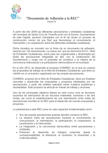 Documento de Adhesión a la REC