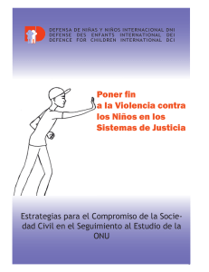 Poner fin a la Violencia contra los Niños en los Sistemas de Justicia