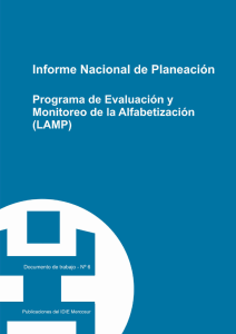 Informe Nacional de Planeación