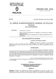 027 - Ministerio de Seguridad Provincia de Buenos Aires