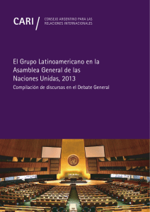 El Grupo Latinoamericano en la Asamblea General de las Naciones