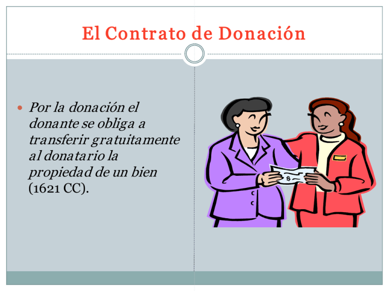 El Contrato De Donació Contrato De Donación 0300