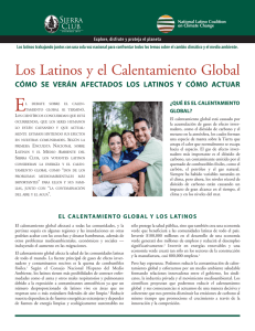 Latinos y el Calentamiento Global