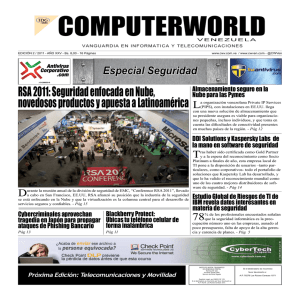 Edición 2_2011 - Computerworld Venezuela