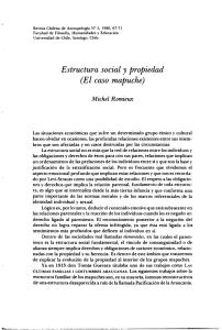 Estructura social y propiedad (E 1 caso mapuche)