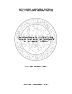 la importancia de los beneficios fiscales como incentivo generador