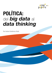 POLÍTICA: del big data al data thinking