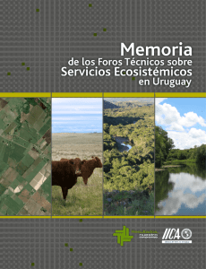 Memoria de los Foros Técnicos sobre Servicios Ecosistémicos