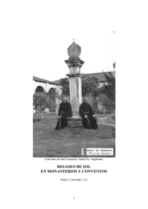 Pedro J. Novella / Relojes de Sol en monasterios y