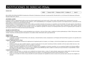 INSTITUCIONES DE DERECHO PENAL