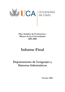 Informe Final - Universidad de Cádiz