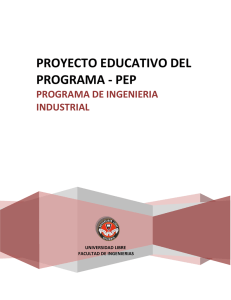 proyecto educativo del programa - pep