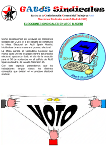 GAtos Sindicales especial elecciones sindicales