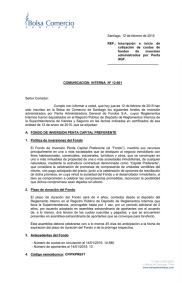 Santiago, 12 de febrero de 2015 REF.: Inscripción e inicio de