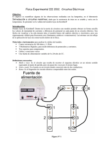Leyes de Kirchoff.