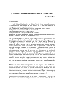 Texto Torre Qué hubiera ocurrido - Universidad de Bolonia Argentina