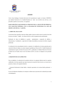 Oficial Albañil. - Ayuntamiento de Agulo