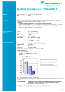 CLORURO COLINA 96% (Taminizer C) (1093) 2013 rev.4.1