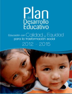Plan de Desarrollo Educativo