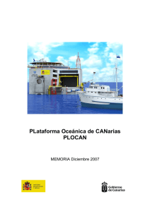 PLataforma Oceánica de CANarias PLOCAN