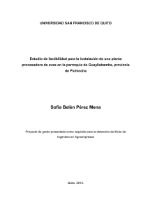 Sofía Belén Pérez Mena - Repositorio Digital USFQ