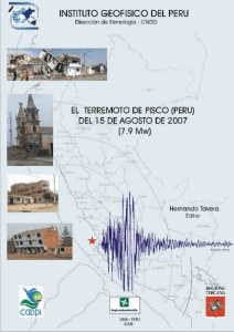 Tavera, Hernando (editor) - Instituto Geofísico del Perú