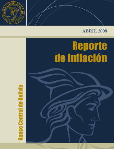 Reporte de Inflación - Banco Central de Bolivia