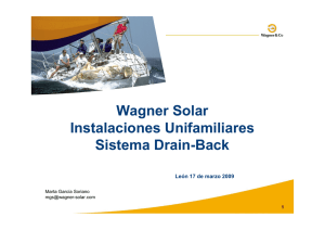 Wagner Solar Instalaciones Unifamiliares Sistema Drain-Back