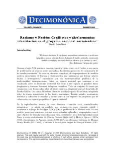 Racismo y Nación: Conflictos y (des)armonías