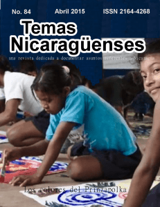 Revista de temas nicaragüenses. Dedicada a la investigación sobre