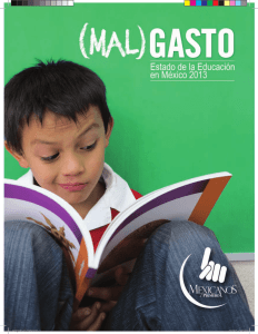 (Mal)Gasto: Estado de la Educación en México