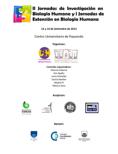 Librillo de II Jornadas de Investigación y I de Extensión en Biología