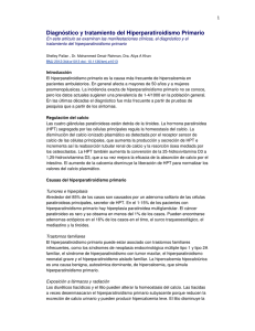 Diagnóstico y tratamiento del hiperparatiroidismo primario (BMJ 2012)
